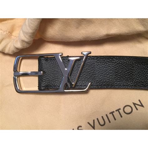 louis vuitton ceinture homme noir|ceinture louis vuitton occasion.